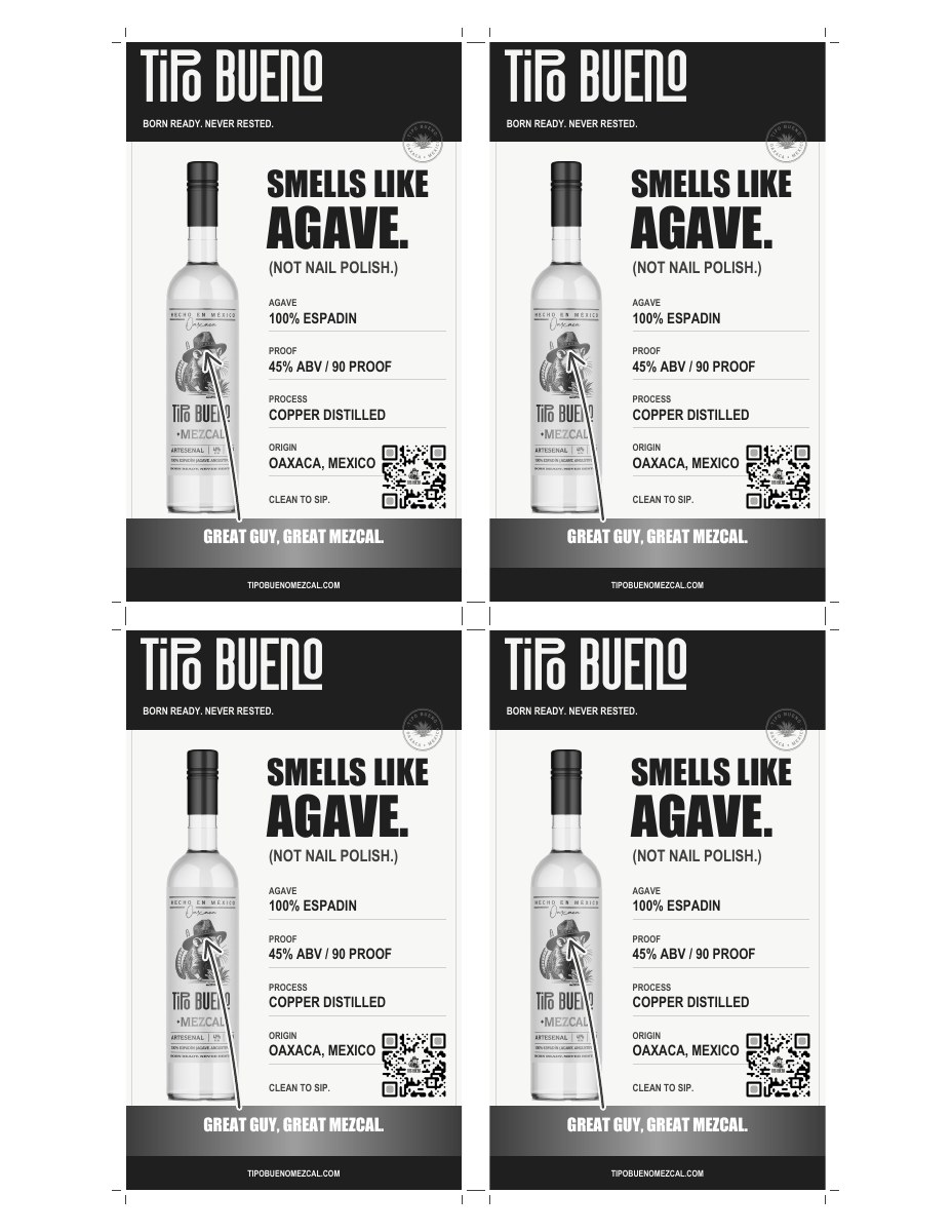 Preview of Standard print sheet, 4-up US letter - grayscale - crop marks included
